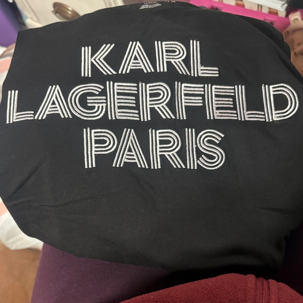 Karl Lagerfeld Black Logo Tee